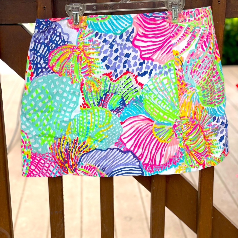 Lilly Pulitzer skirt multi colored worn once